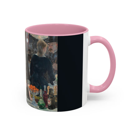 A Bar at the Folies-Bergère by Edouard Manet Colorful Mugs (11oz, 15oz)