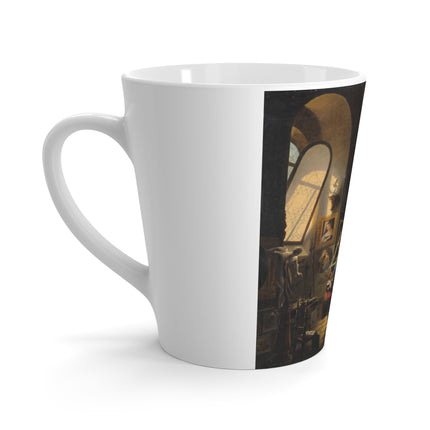 Raphael and his Muse in the Atelier by Vincenzo Abbati Latte Mug