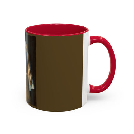 Girl with a Pearl Earring by Johannes Vermeer Colorful Mugs (11oz, 15oz)