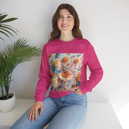 Dahlia Fairy Unisex Heavy Blend™ Crewneck Sweatshirt