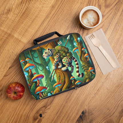 Silent Stripes Lunch Bag – Stealthy Tiger & Misty Jungle