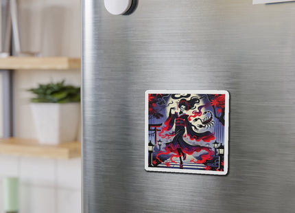 Halloween Sorceress Die-Cut Magnets (4 Sizes)