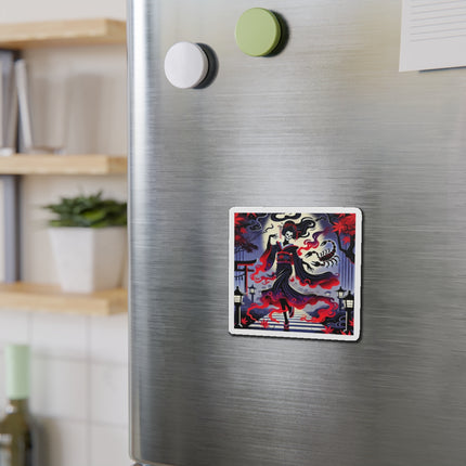 Halloween Sorceress Die-Cut Magnets (4 Sizes)