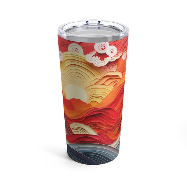 Vibrant Sunrise Sky Tumbler 20oz