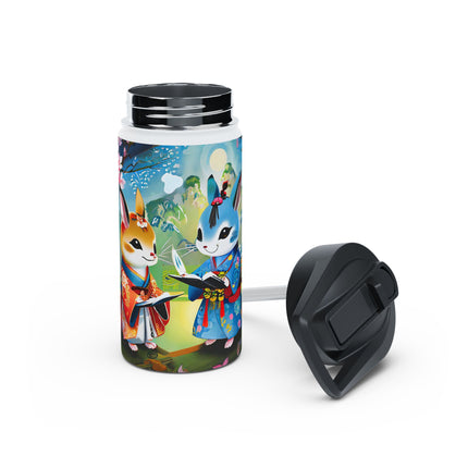 Fairy Animals Writing Wishes Stainless Steel Water Bottle