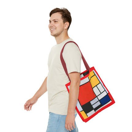Composition with Red, Yellow, Blue, and Black by Piet Mondrian Tote Bag (AOP)