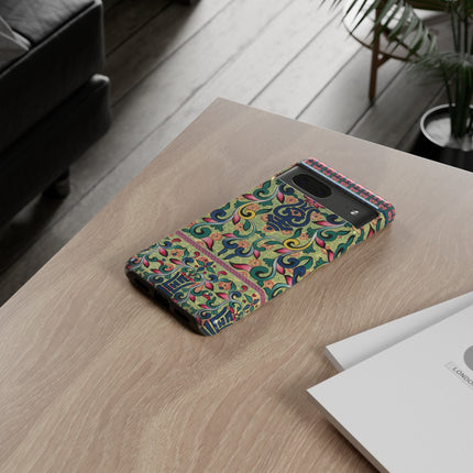 Colorful Flower Pattern by Owen Jones Phone Cases