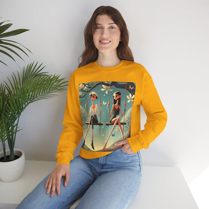 Whispers on the Spring Swing Heavy Blend™ Crewneck Sweatshirt