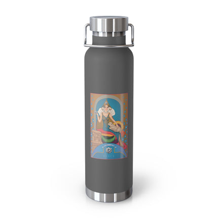April & Diamond (from the Gem Series) by Sofia Chiostri Copper Vacuum Insulated Bottle, 22oz