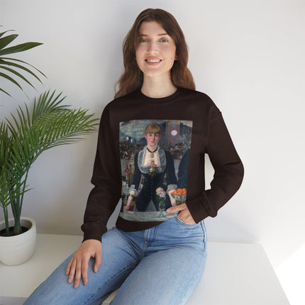 A Bar at the Folies-Bergère by Edouard Manet Heavy Blend™ Crewneck Sweatshirt