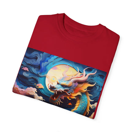 A Dragon's Ascent Unisex Garment-Dyed T-shirt