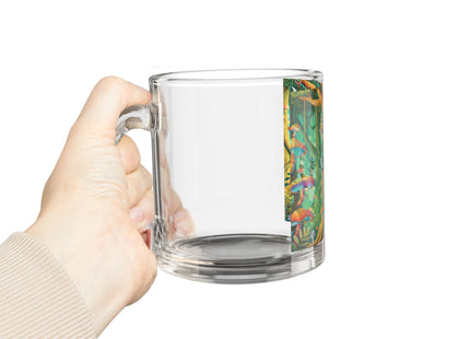 Silent Stripes Glass Mug, 10oz