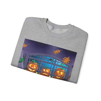 Whimsical Halloween Mischief Unisex Heavy Blend™ Crewneck Sweatshirt