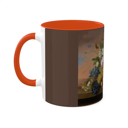 Floral Still Life by Franz Xaver Petter Colorful Mugs, 11oz