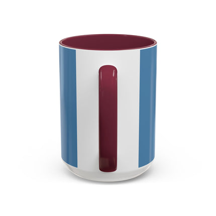The Lady And The Sea Breeze Colorful Mugs – Art Deco Coastal Serenity