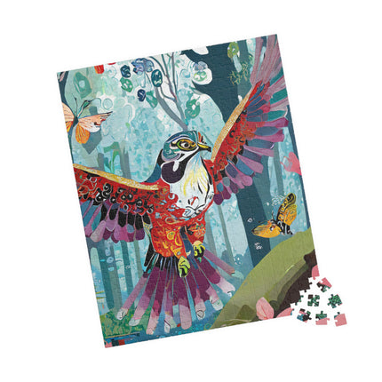A Colorful Raptor Puzzle (110, 252, 520, 1014-piece)