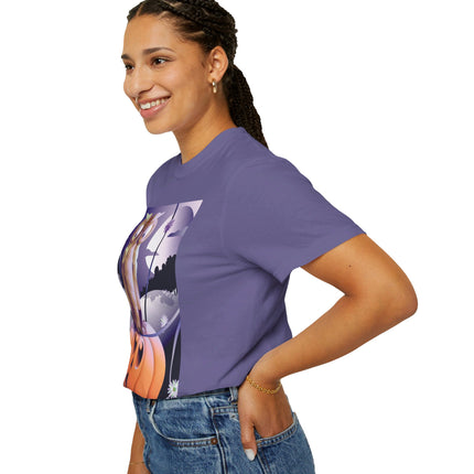 The Startled Pumpkin Unisex Garment-Dyed T-shirt