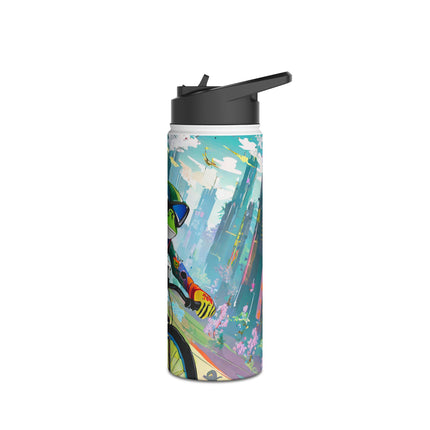 Cyberpunk Frog Stainless Steel Water Bottle