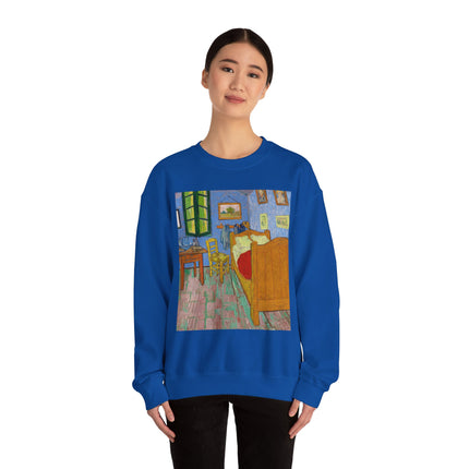The Bedroom by Vincent van Gogh Heavy Blend™ Crewneck Sweatshirt