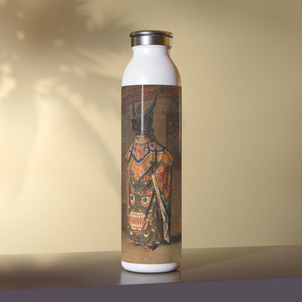 A Buddhist Lama at a Feast at Pemionchi Monastery by Vasily Vereshchagin Slim Water Bottle