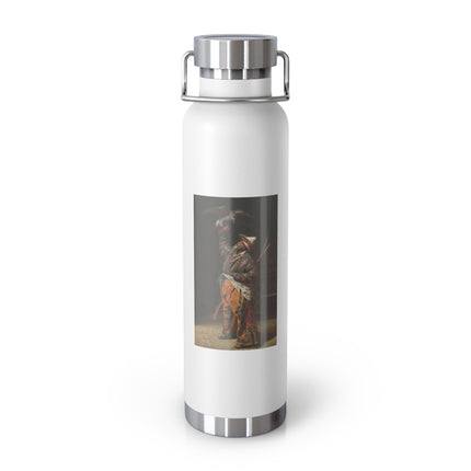 A Rich Kirghiz Huntsman with a Falcon by Vasily Vereshchagin Copper Vacuum Insulated Bottle, 22oz