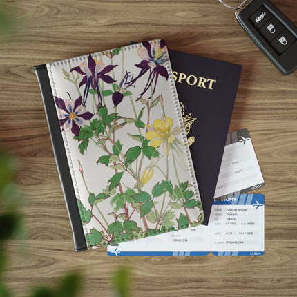 Aquilegia Flower by Tanigami Kônan Passport Cover