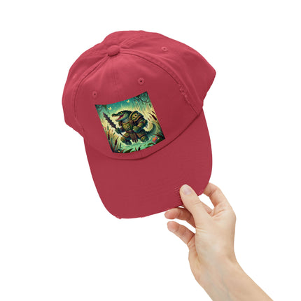 Swamp Tyrant Unisex Distressed Cap