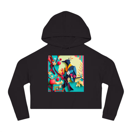 Curious Crow Women’s Cropped Hooded Sweatshirt
