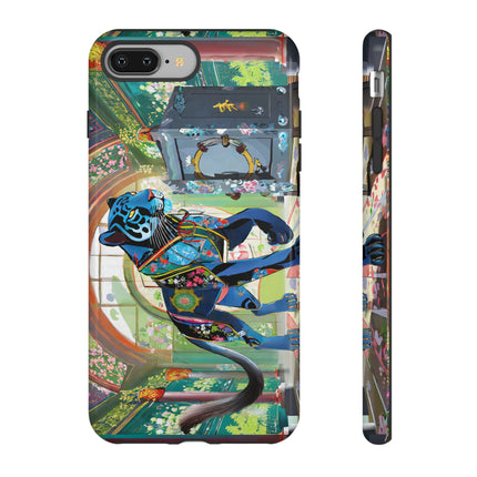 Cyber Panther's Hunt Phone Cases