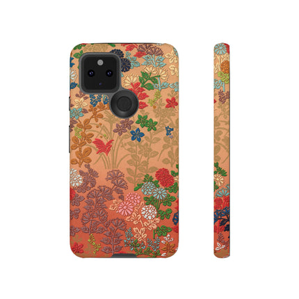 Ornamental Japanese Flower Pattern Phone Cases