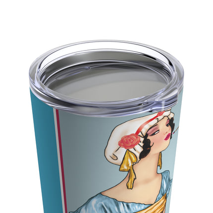 The Enchanting Painter: A Fairy's Artistic Touch Tumbler 20oz