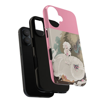 Rococo Garden Reader Phone Case – Whimsical Elegance & Timeless Charm