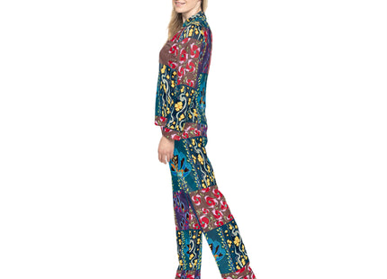 Floral Pattern by Emile-Alain Séguy Women's Satin Pajamas (AOP)