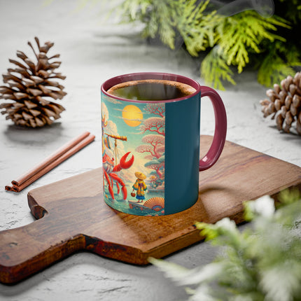 The Celestial Crab Navigator Colorful Mugs (11oz, 15oz)