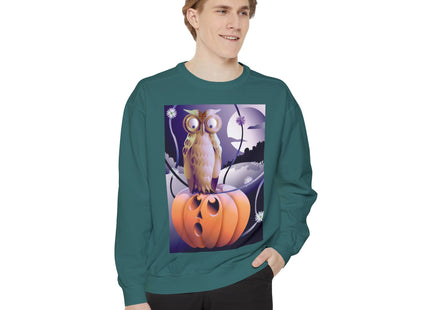 The Startled Pumpkin Unisex Garment-Dyed Sweatshirt