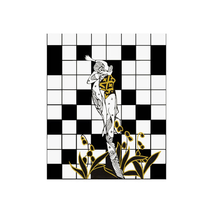 Woman and the Crossword Fine Art Posters