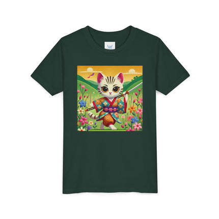 Samurai Kitten Youth Short Sleeve Tee