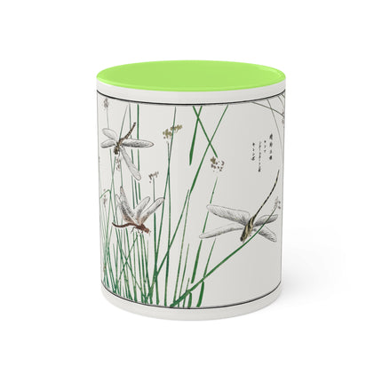 Dragonflies by Morimoto Toko Colorful Mugs, 11oz
