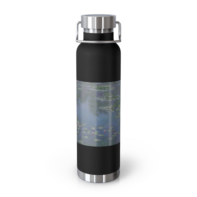 Water Lilies by Claude Monet Copper Vacuum Insulated Bottle, 22oz