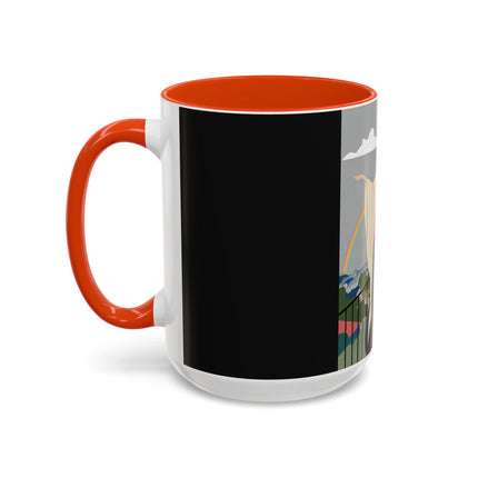 Rainbow Reverie Colorful Mugs – Elegant Renewal & Serene Beauty