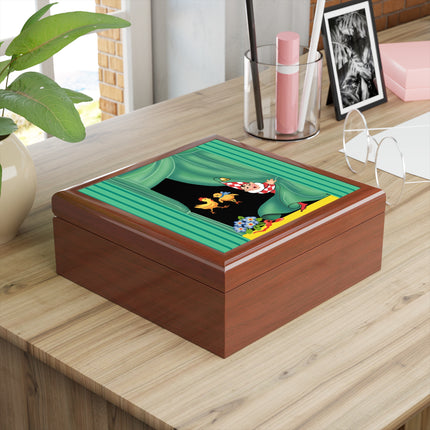 Easter Elf's Whimsy Jewelry Box