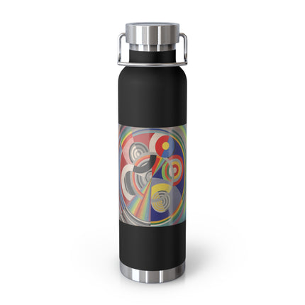 Rythme No. 1 by Robert Delaunay Copper Vacuum Insulated Bottle, 22oz