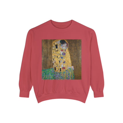 The Kiss by Gustav Klimt Unisex Garment-Dyed Sweatshirt