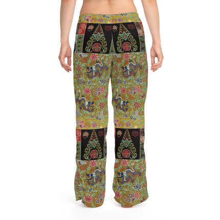 Chinois et Japonais 2 by Auguste Racinet Women's Pajama Pants (AOP)