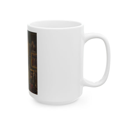 Raphael and his Muse in the Atelier by Vincenzo Abbati Ceramic Mug (11oz, 15oz)