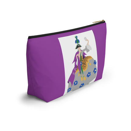Masquerade Marquise Cosmetic Bag – Art Deco Glamour & Carnival Mystique