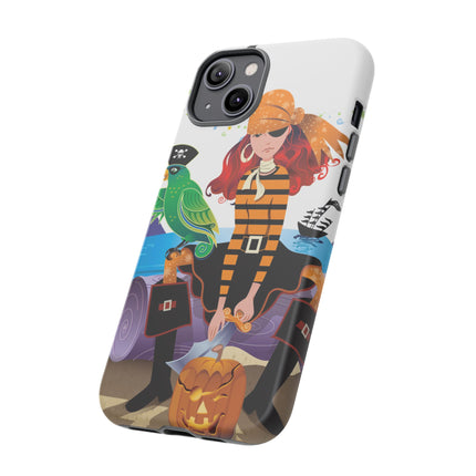 Moonlit Pirate Halloween Phone Cases