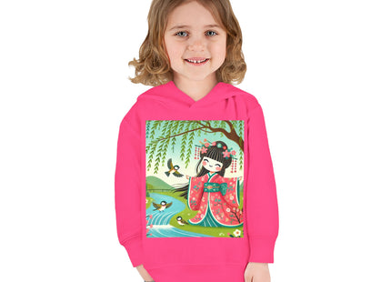 Sparrow Dance Geisha Fairy Toddler Pullover Fleece Hoodie