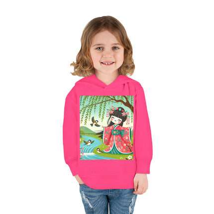Sparrow Dance Geisha Fairy Toddler Pullover Fleece Hoodie