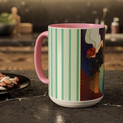 The Christmas Angel Colorful Mugs (11oz, 15oz)
